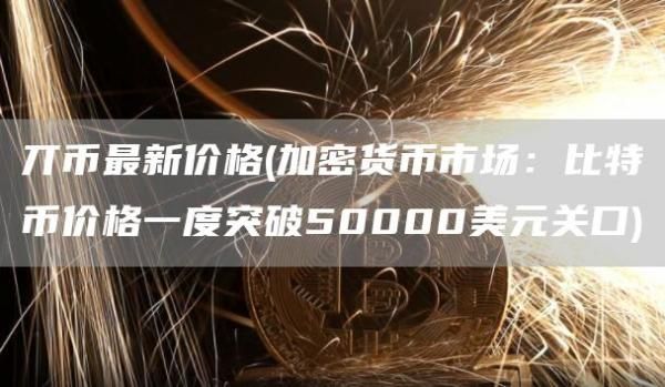 丌币最新价格(加密货币市场：比特币价格一度突破50000美元关口)